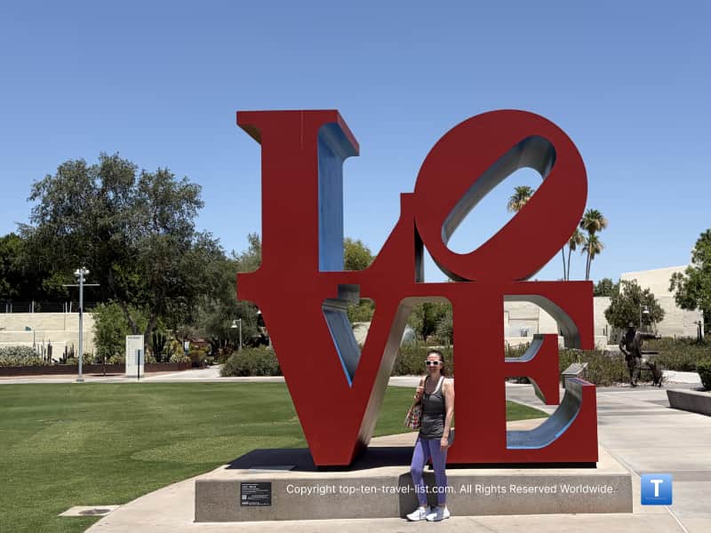 Love Sculpture by Robert Indiana in Scottsdale