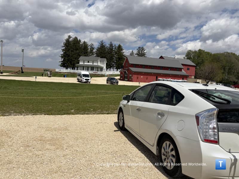 FIeld of Dreams movie site parking lot