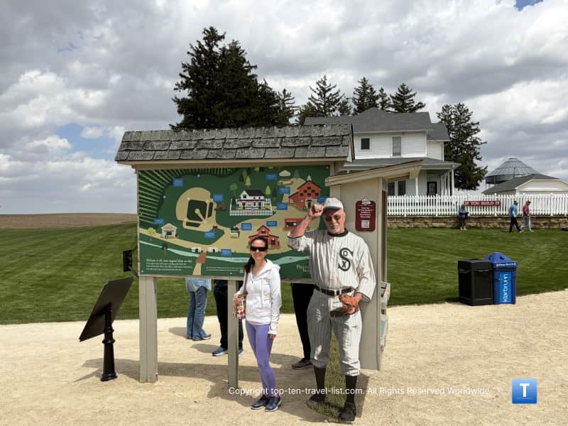 Photo op at the Field of Dreams movie site