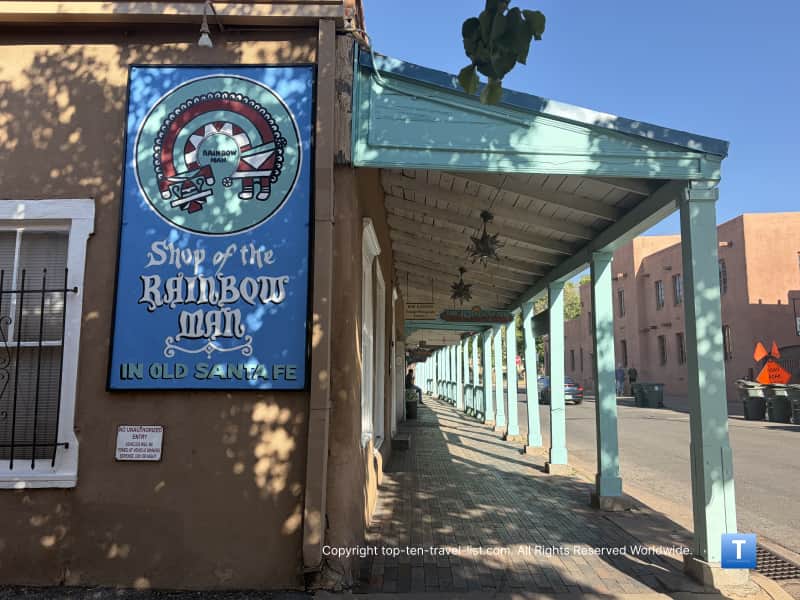 Shop of the Rainbow Man at Santa Fe Plaza