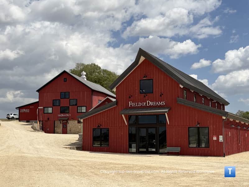 The Dug Out and Baseballism gift shop at Field of Dreams movie site