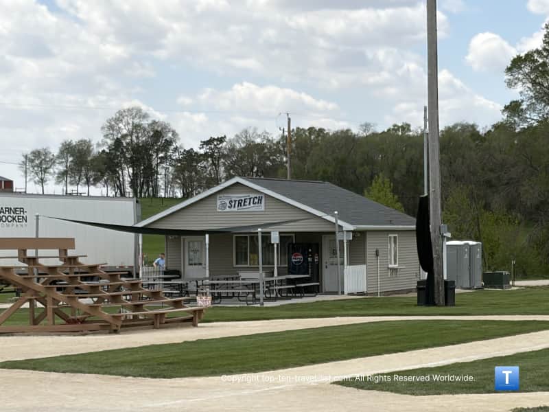 The Stretch concession stand at the Field of Dreams movie site