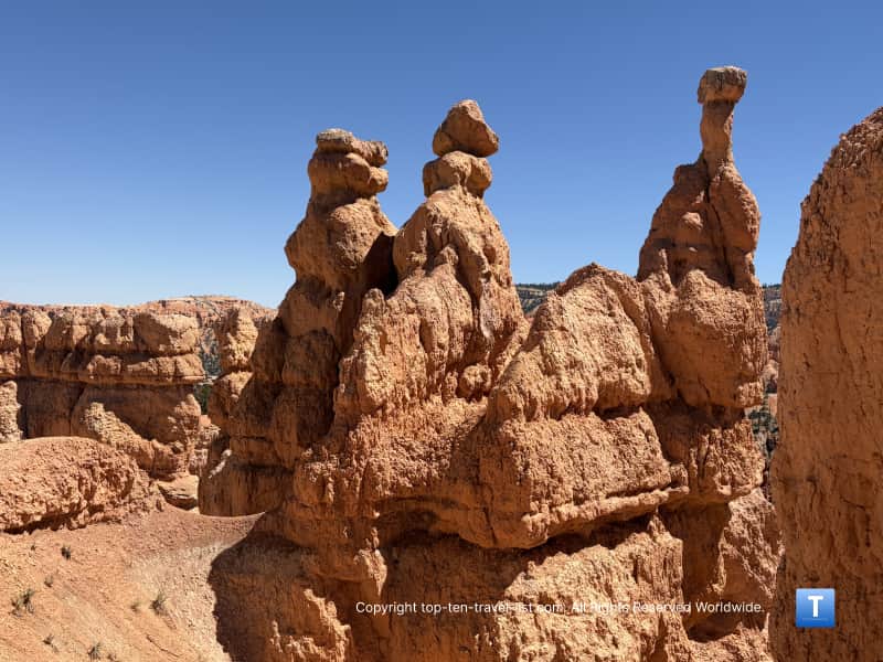 Hoodoos on the Queen's Garden trail at Bryce Canyon National Park