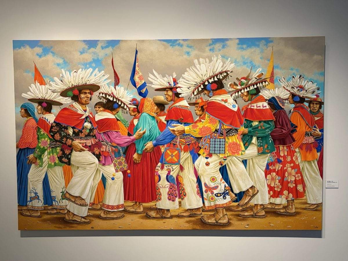 Colorful painting at the Western Spirit Museum in Scottsdale
