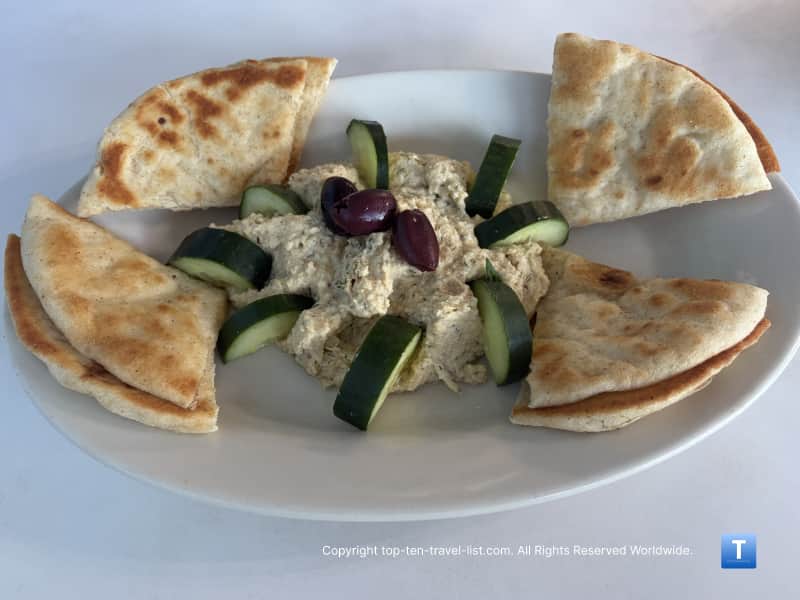 Hummus at Jim and Jennie's Greek Village in Omaha, NE