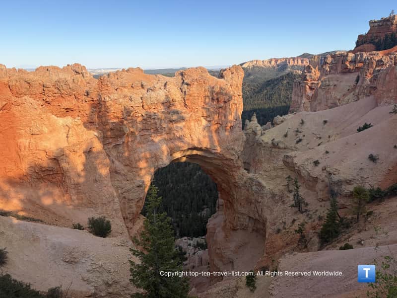 Natural bridge at Bryce Canyon National Park