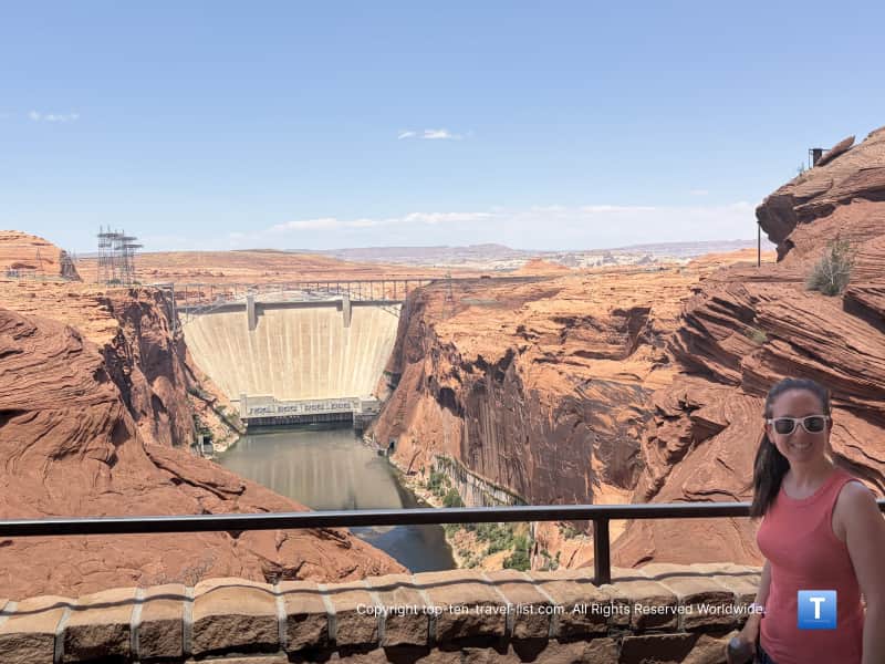 Glen Canyon Dam Overlook scenic viewpoint