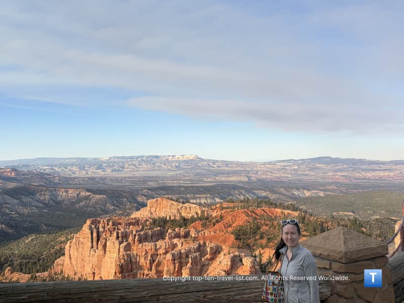Scenic overlook at Rainbow Point at Bryce Canyon