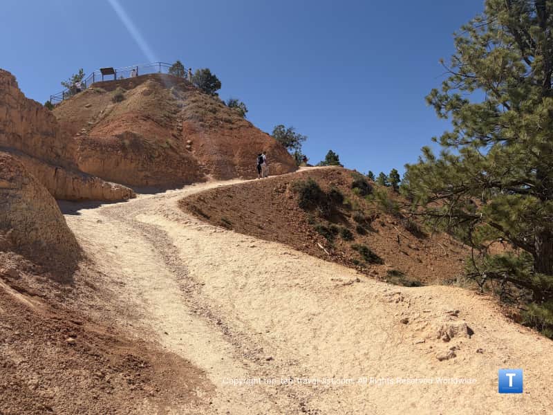 Steep climb up Queen's Garden in Bryce Canyon