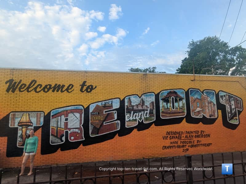 Tremont, Ohio welcome sign