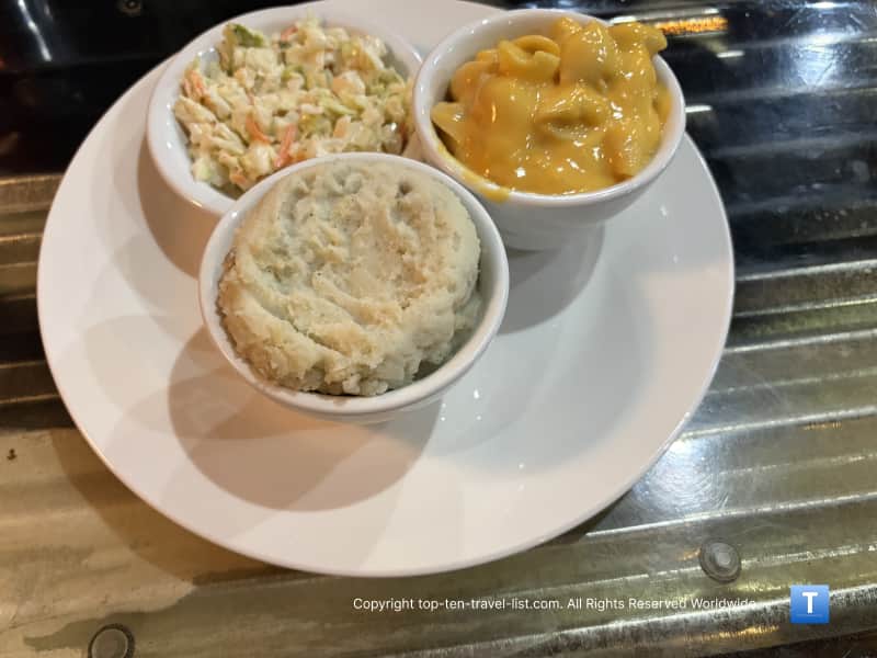 Veggie sides at Sasquatch Jacks in Waverly, IA
