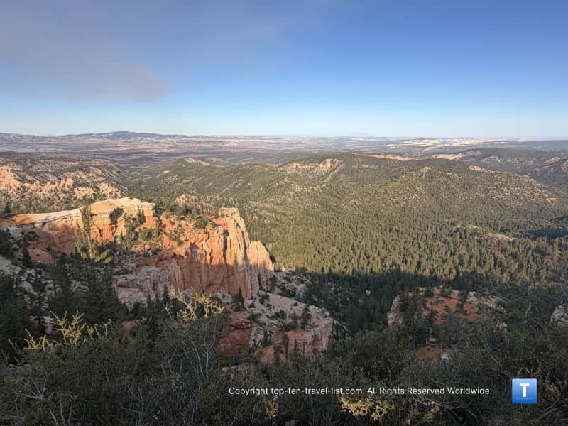 Beautiful views from Fairview Point at Bryce Canyon