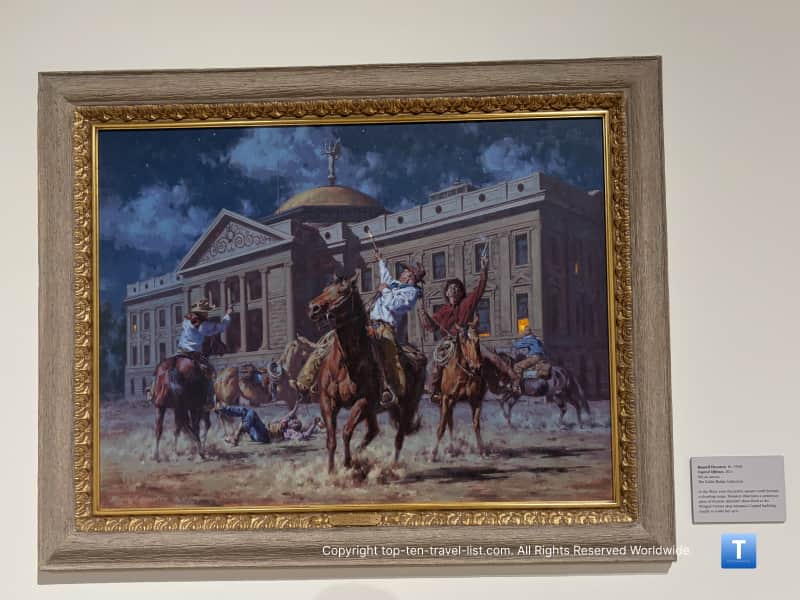 Painting at the Western Spirit Museum in Scottsdale