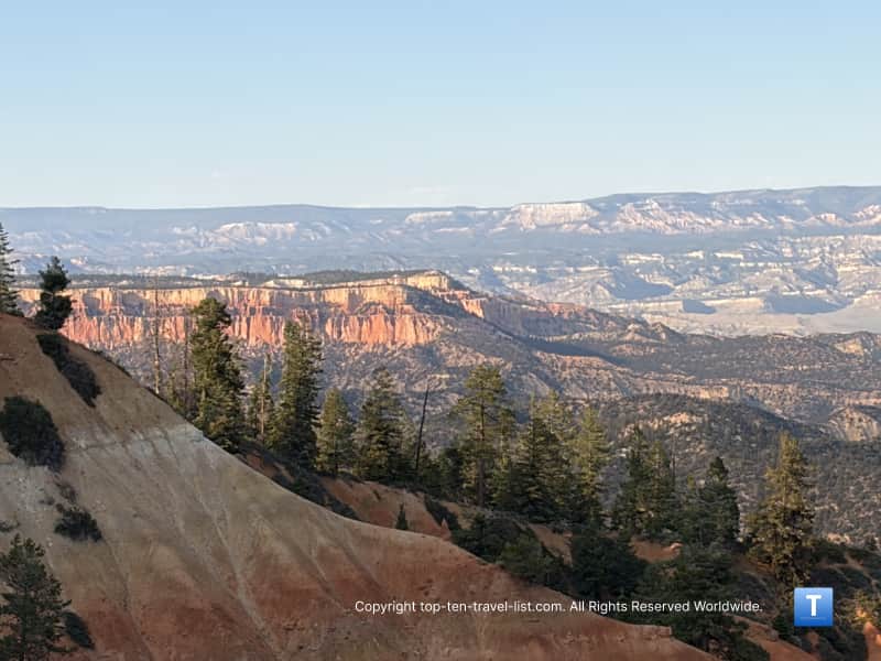 Scenery from Ponderosa Point at Bryce Canyon National Park