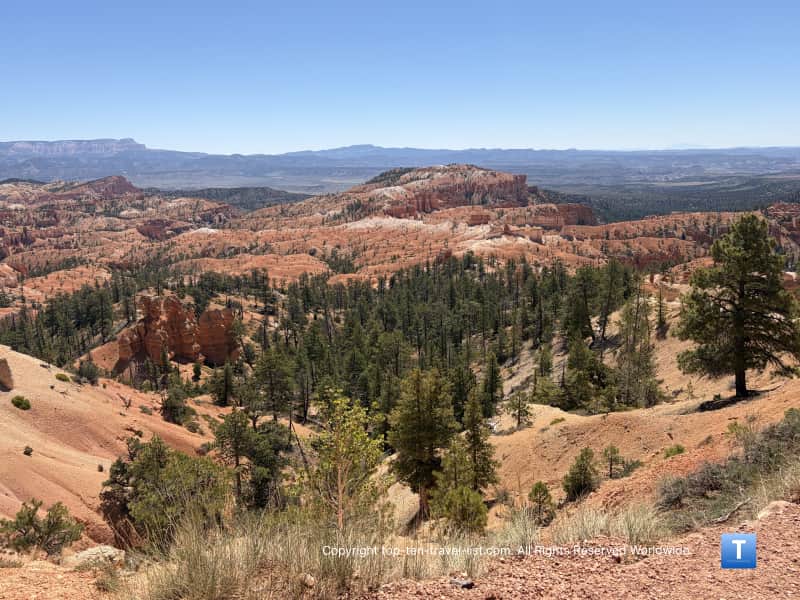 Amazing view from Sunrise Point at Bryce Canyon