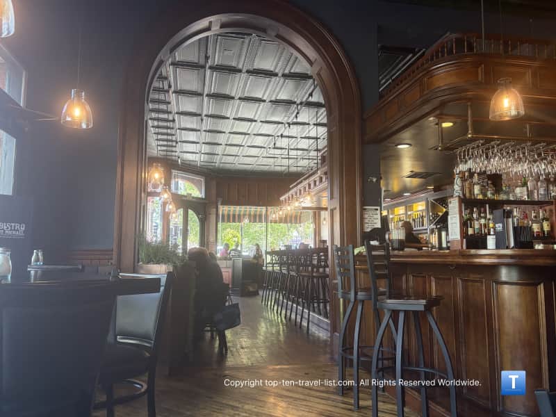 Historic Bistro St. Michael in downtown Prescott