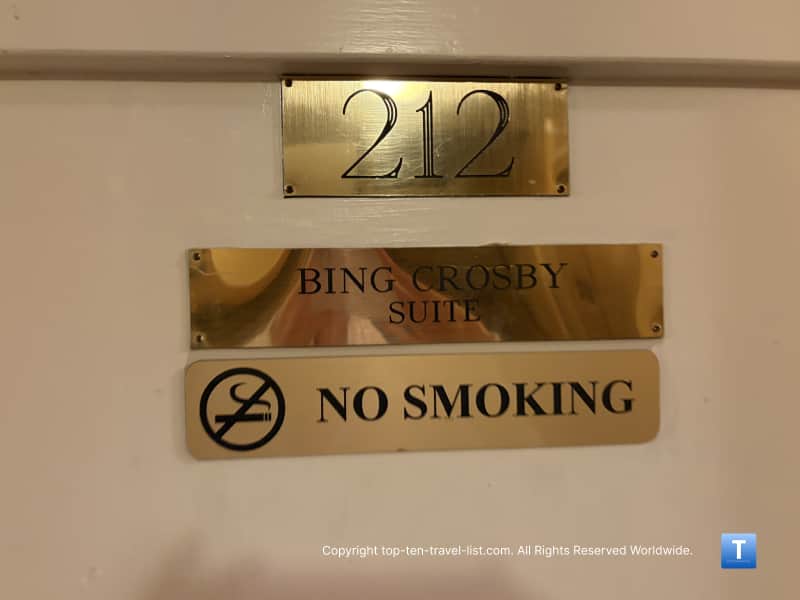 Bing Crosby Room at the Monte Vista in Flagstaff