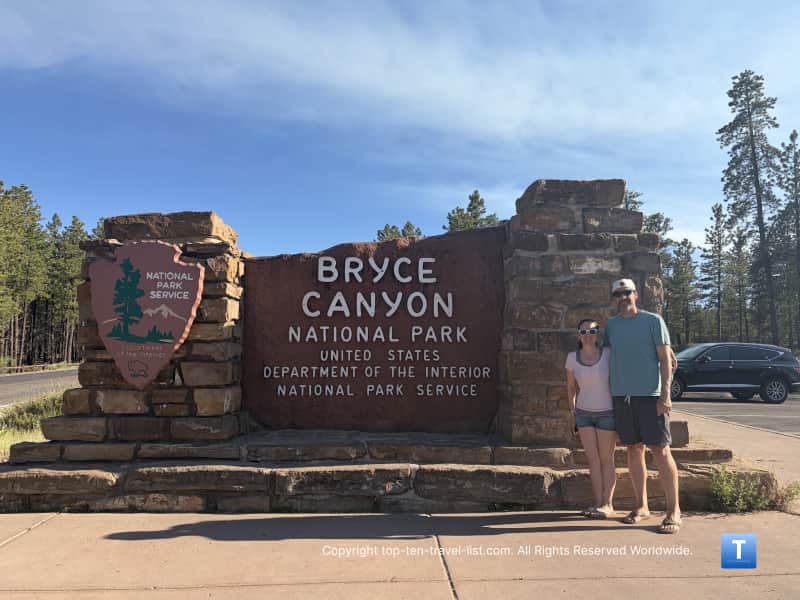 Bryce Canyon National Park sign