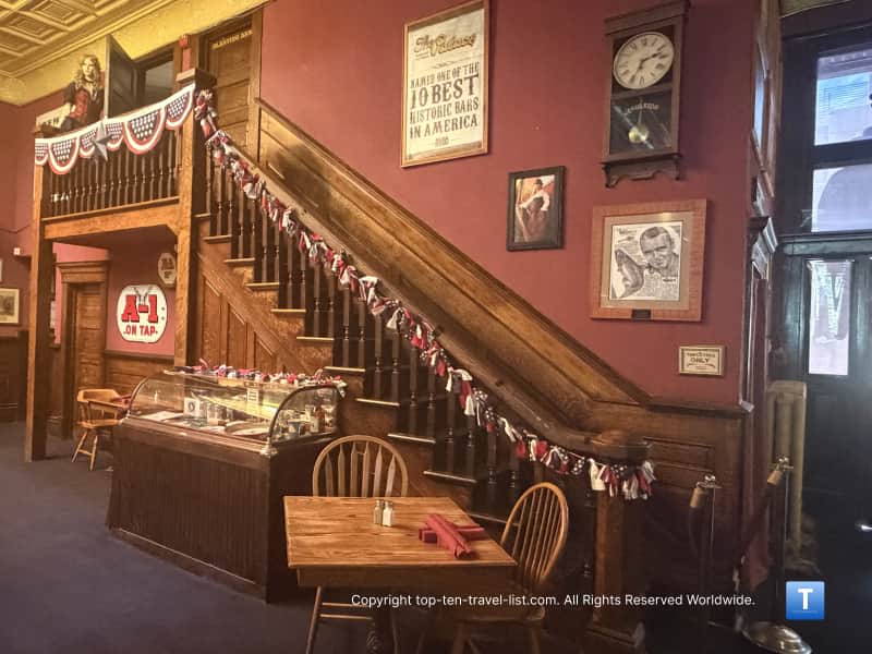Historic ambiance at the Palace Saloon in Prescott