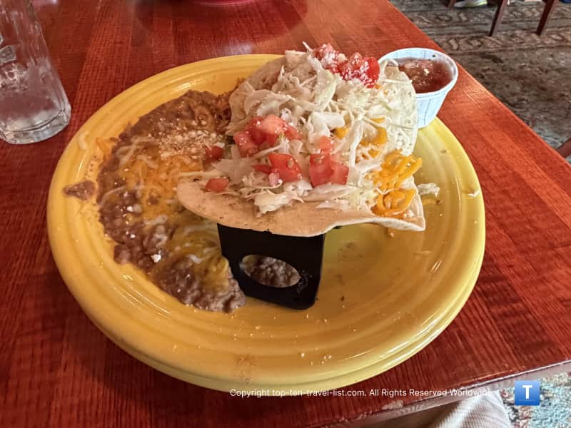 Chicken Durango tacos at Charly's at the Weatherford