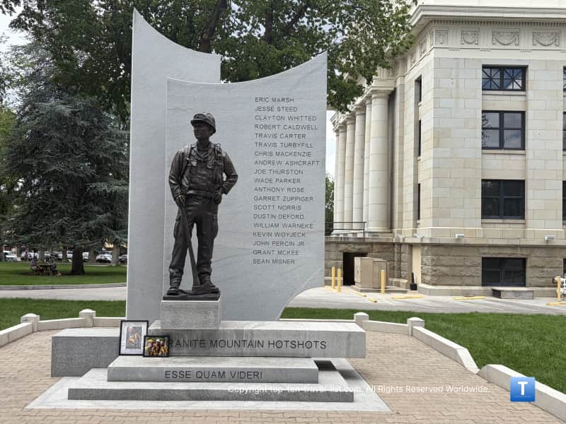 Granite Mountain Hotshots Memorial in Prescott