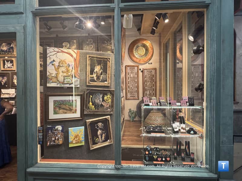 Gallery at the Hotel St. Michael in downtown Prescott