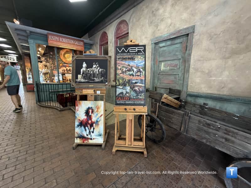 Joseph Robertson Art Gallery in downtown Prescott, Arizona