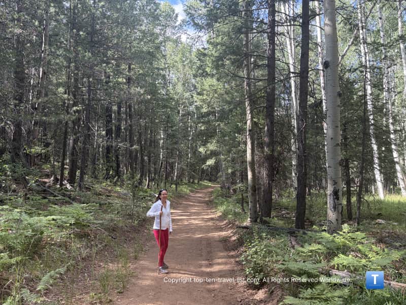 Hiking at the Lamar Haines Wildlife Area in Flagstaff