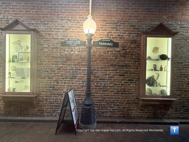 Historic artifacts at the Hotel St. Michael in Prescott