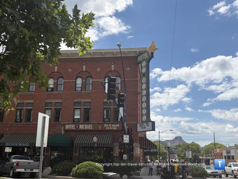 The historic Hotel St. Michael in Prescott