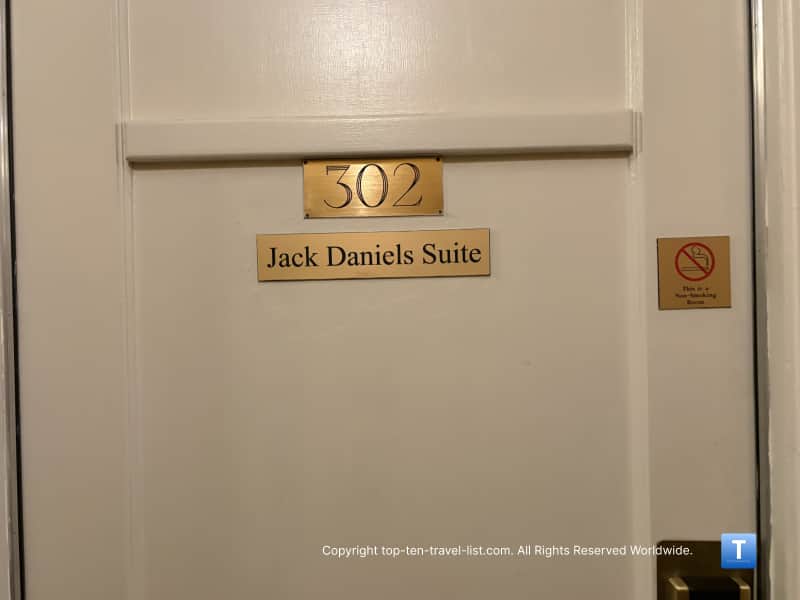 Jack Daniels suite at the Monte Vista in Flagstaff