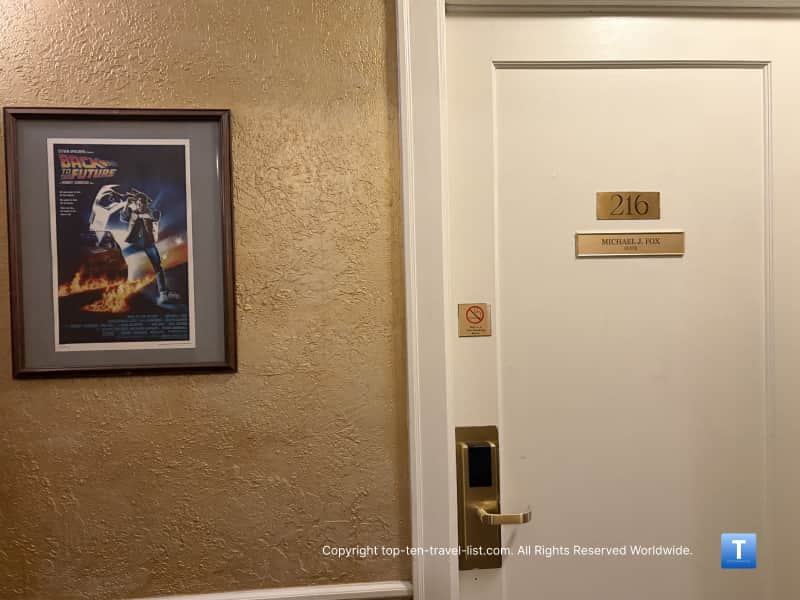 Michael J. Fox room at the Monte Vista in Flagstaff