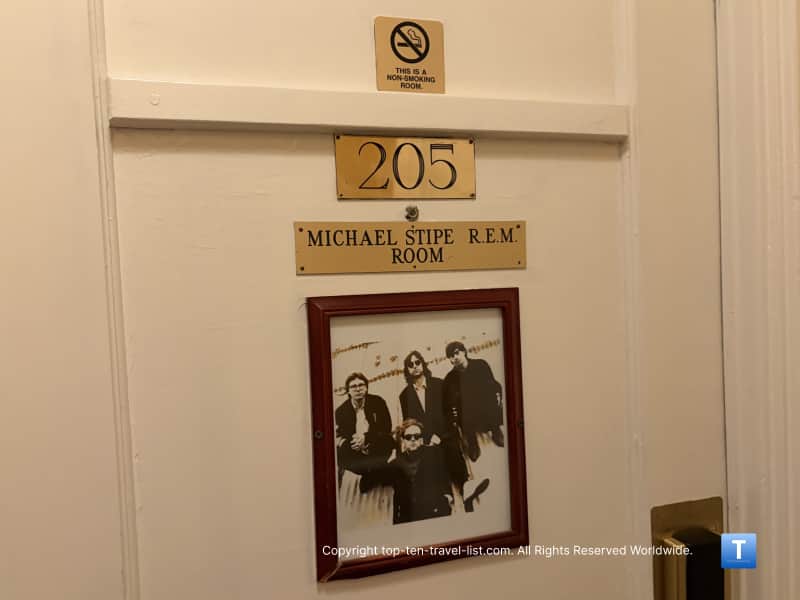 Room 205 Michael Stipe Room at the Monte Vista in Flagstaff
