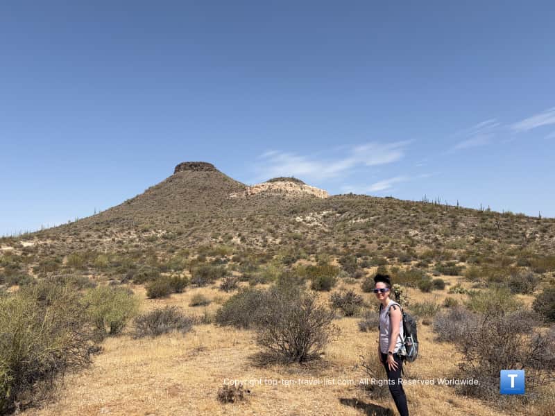Nice mountain view on the Brown's Ranch loop at the Scottsdale McDowell Sonoran Preserve