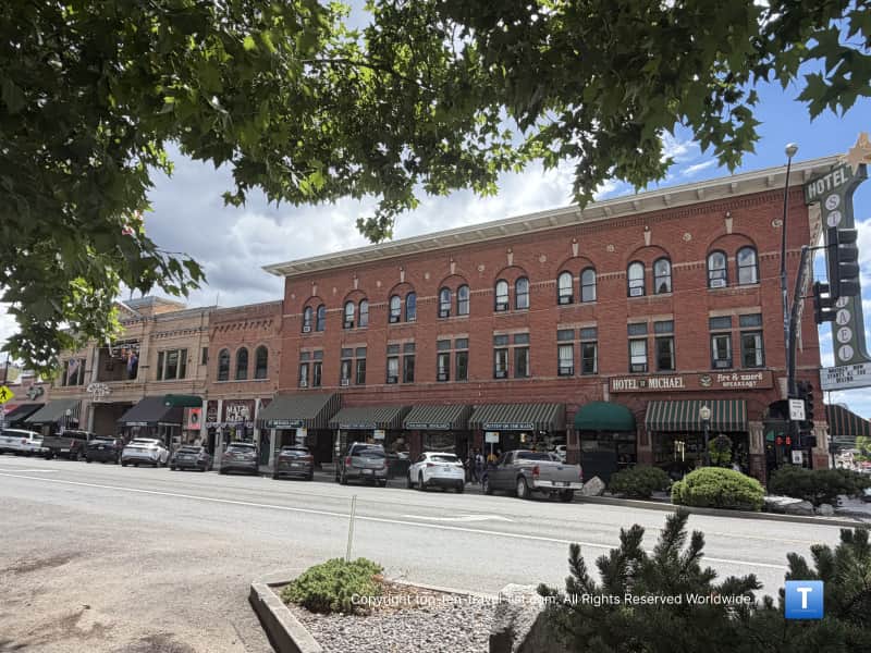 Remaining saloons on Whiskey Row in Prescott