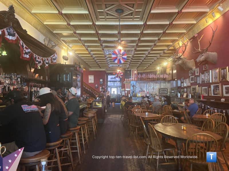 The Palace Saloon on Whiskey Row in Prescott, Arizona