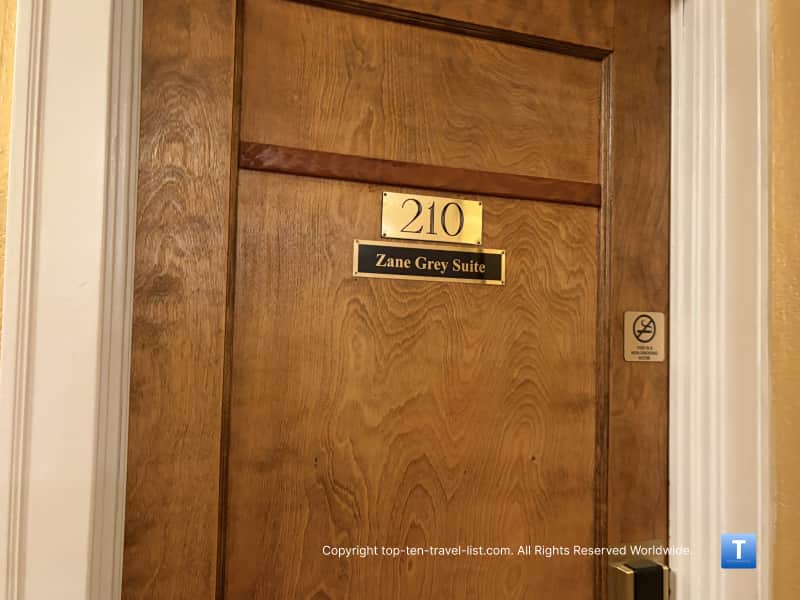 The phantom bellboy room at the Monte Vista in Flagstaff