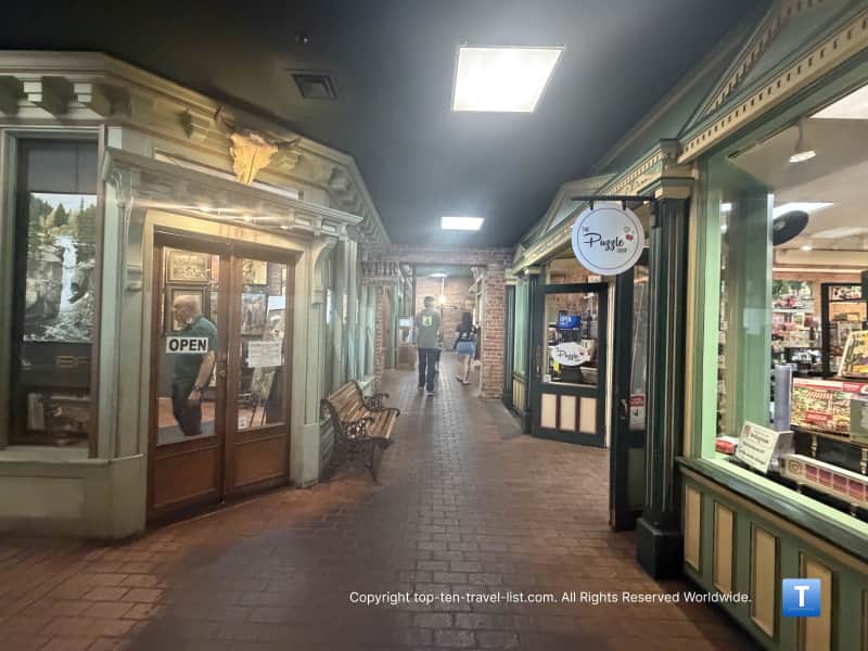 Shopping alley at Hotel St. Michael in Prescott, Arizona