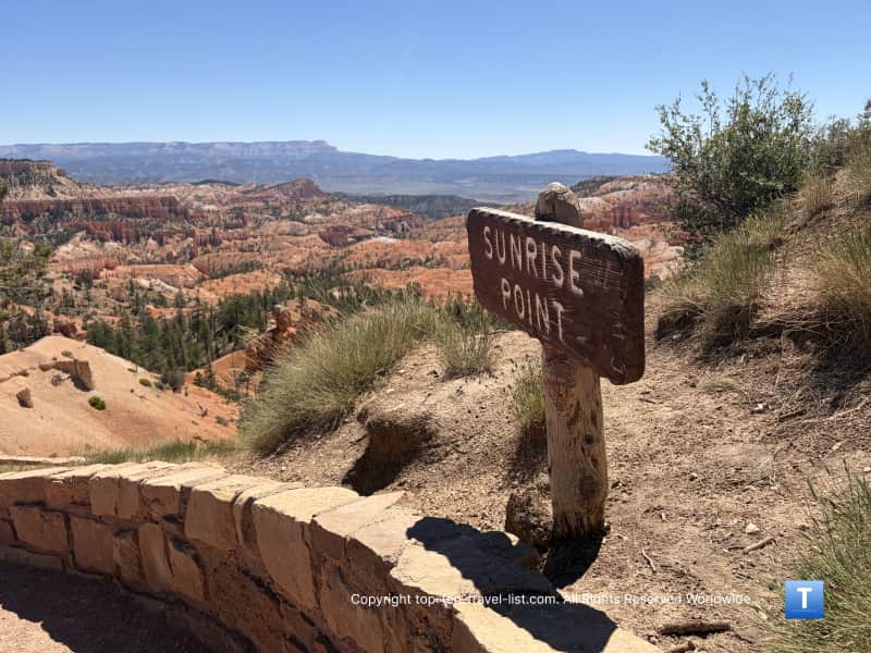 Sunrise point at Bryce Canyon National Park