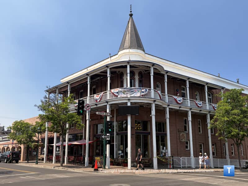 Historic Weatherford hotel in downtown Flagstaff