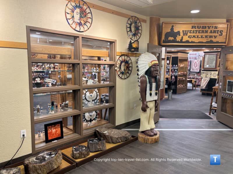 Western art gallery at Ruby's Inn