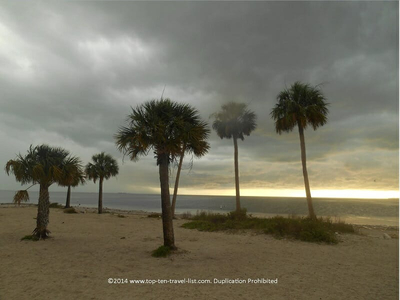 A Dark Stormy Night at Sunset Beach – Tarpon Springs, Florida - Top Ten Travel List