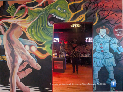 Spooky Eats at The Haunted House Restaurant in Cleveland - Top Ten Travel List