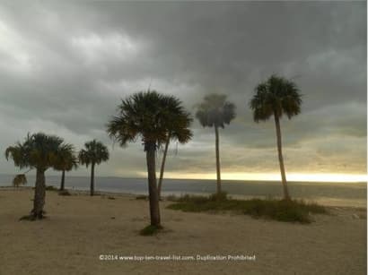 A Dark Stormy Night at Sunset Beach – Tarpon Springs, Florida - Top Ten Travel List
