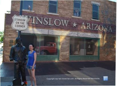 Attraction of the Week: Standin’ on the Corner Park in Winslow, Arizona - Top Ten Travel List